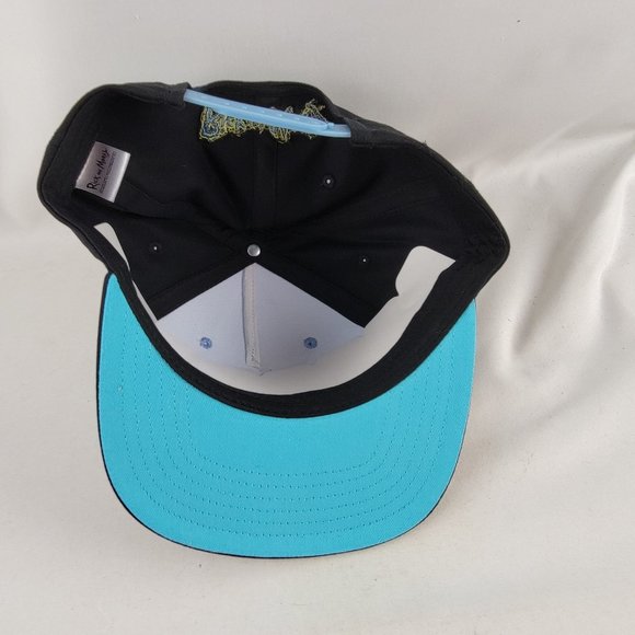 Rick and Morty Snapback Hat Baseball Cap Vindicator Cosplay Costume Black Blue - Picture 4 of 6